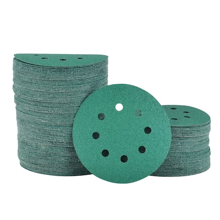Legit Grit 5 inch Sand paper Disc, 8-Hole, 60 Grit, 150PK LG5-860-150